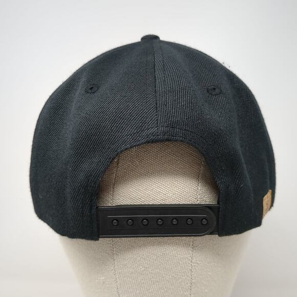 California Patch Snapback Hat Black One Size Flat Brim San Diego Cork Hat - Picture 6 of 9